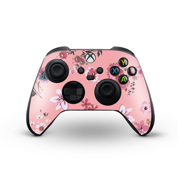 Floral Pink - Skins for X-Box Series Controller by Sleeky India