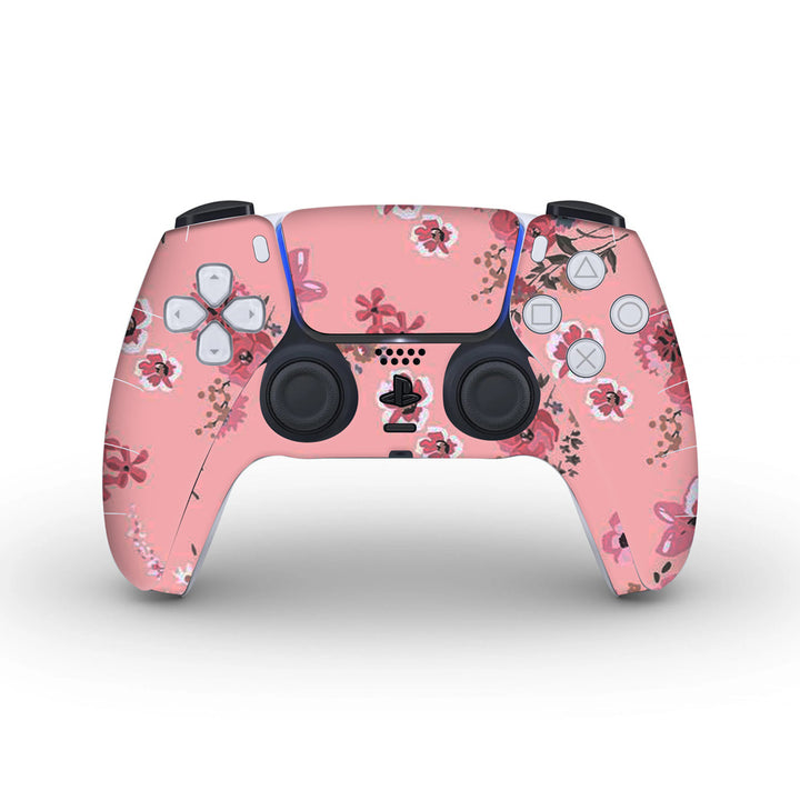 Floral Pink - Skins for PS5 controller by Sleeky India