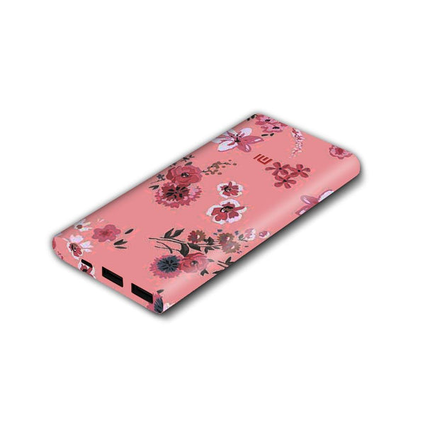 Floral Pink -  Mi Power Bank 10000mAH Skin
