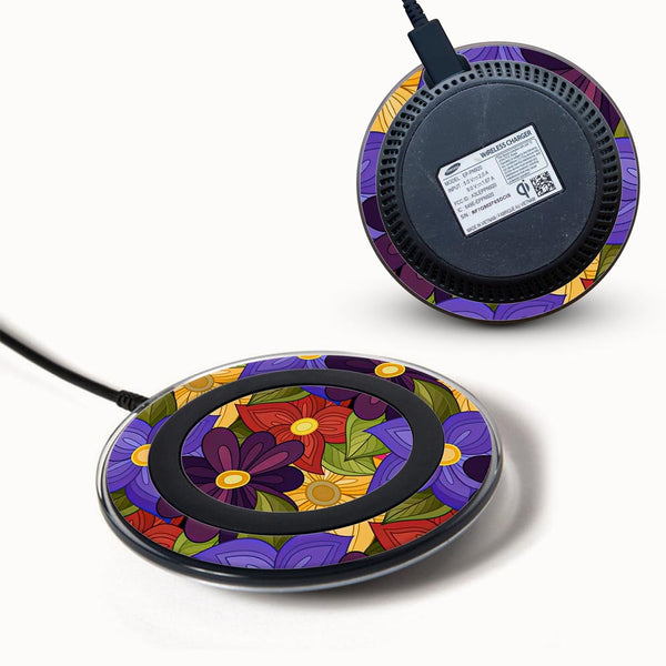 Flower-Garden -  Samsung Wireless Charger 2015 skins by sleeky india