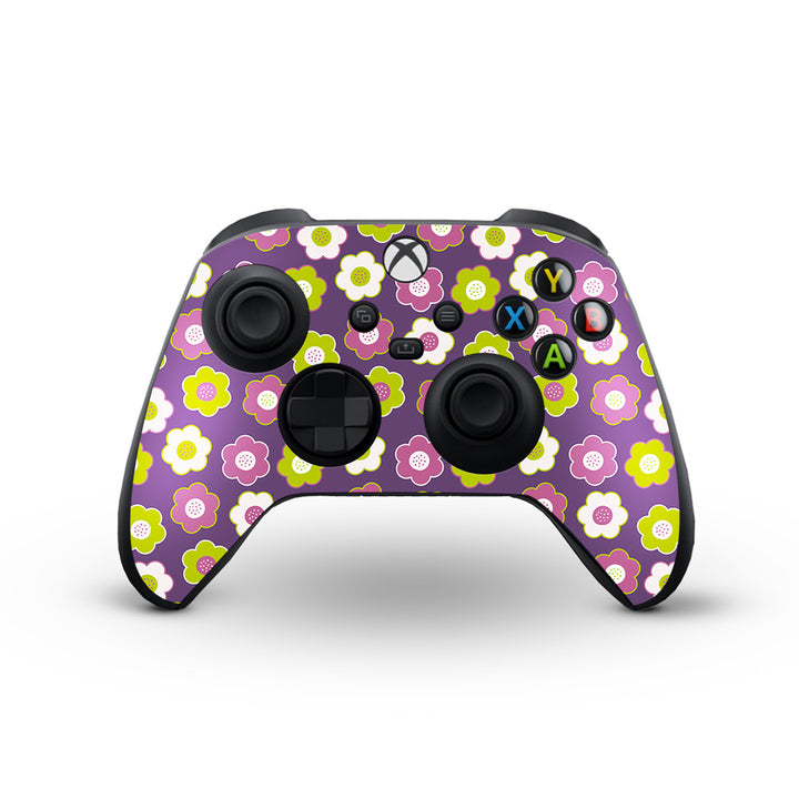 Flower Iris - Skins for X-Box Series Controller by Sleeky India