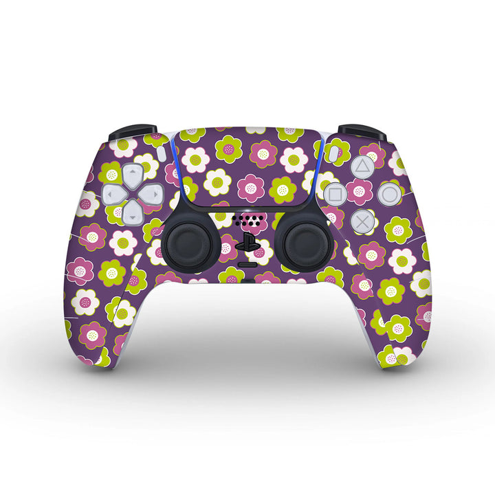 Flower Iris - Skins for PS5 controller by Sleeky India