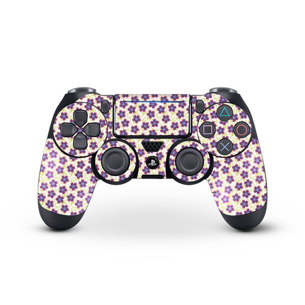 Flower Lavender - skin for PS4 controller by Sleeky India