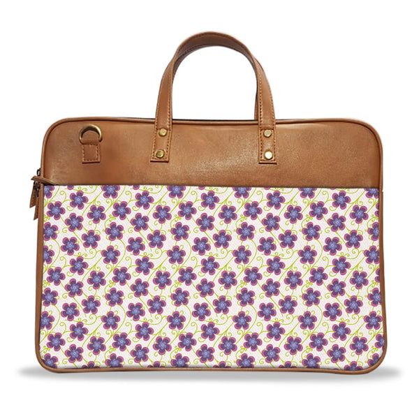 Flower Lavender - Premium Laptop Bag
