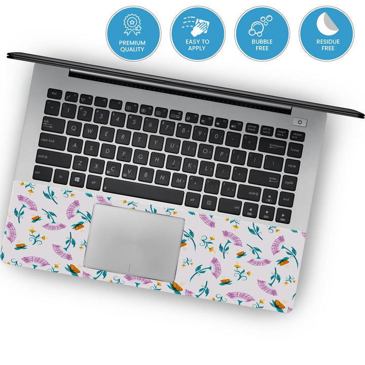 Flower Story By Prachi Trying - Laptop Skins