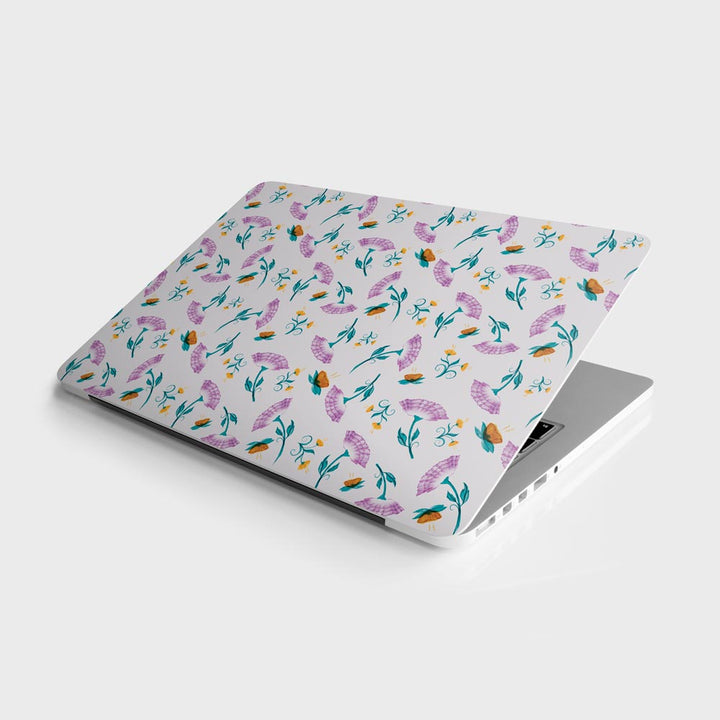 Flower Story By Prachi Trying - Laptop Skins