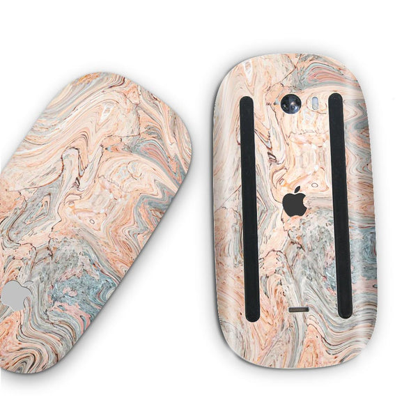 fluid marble skin for apple magic mouse 2 by sleeky india