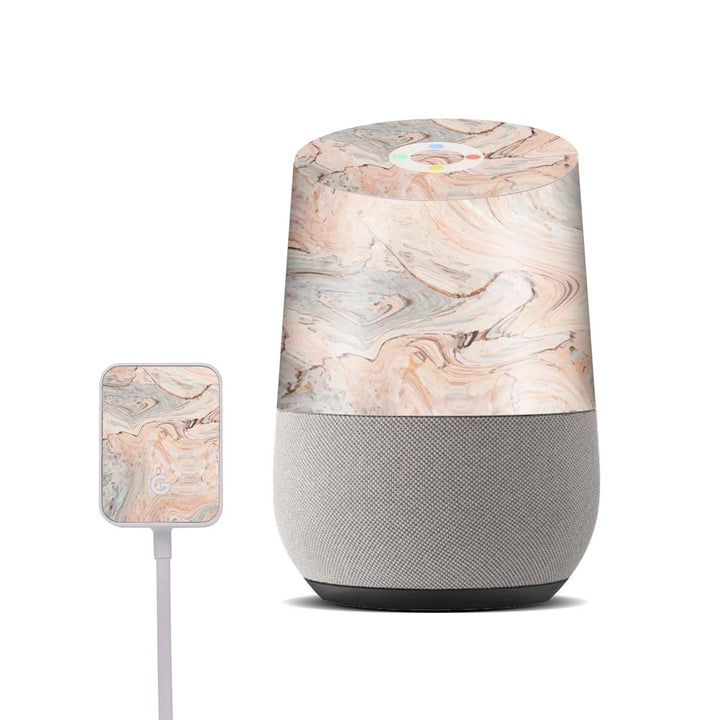 fluid marble skin for google home by sleeky india