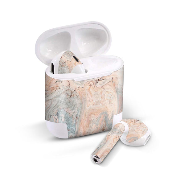 fluid marble skin for Airpods 1/2 on sleeky india