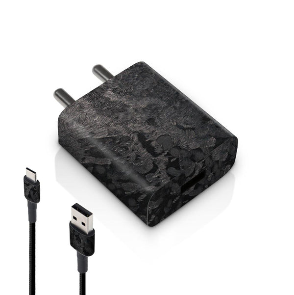 Forged Carbon Fiber - Mi 10W & 18W Charger Skin By Sleeky India