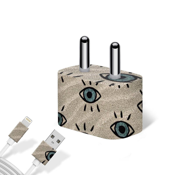 Freeky - charger skins for apple charger 5W by Sleeky India