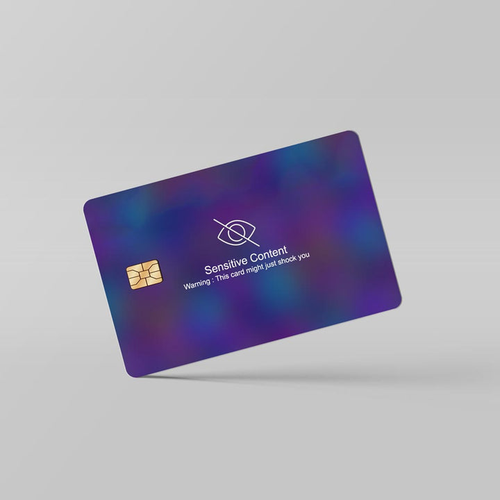 Sensitive Content Design Card skin - By Sleeky India