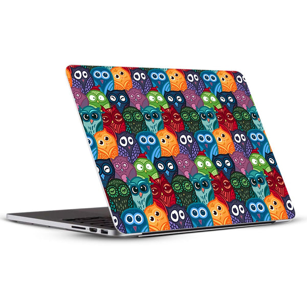 Funny Owl Pattern - Laptop Skins