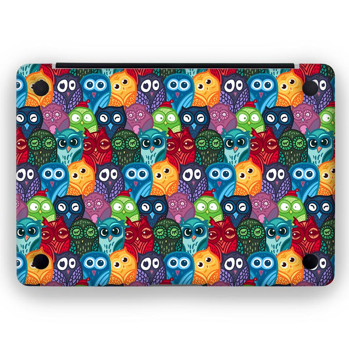 Funny Owl Pattern - MacBook Skins