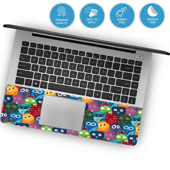 Funny Owl Pattern - Laptop Skins