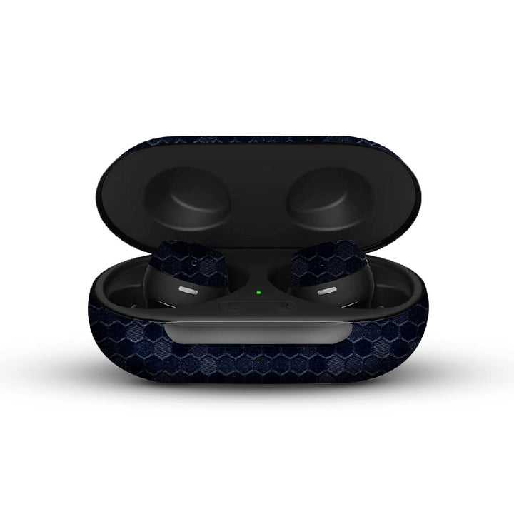 Honeycomb Blue - Galaxy Buds/Buds Plus/Buds Pro Skins