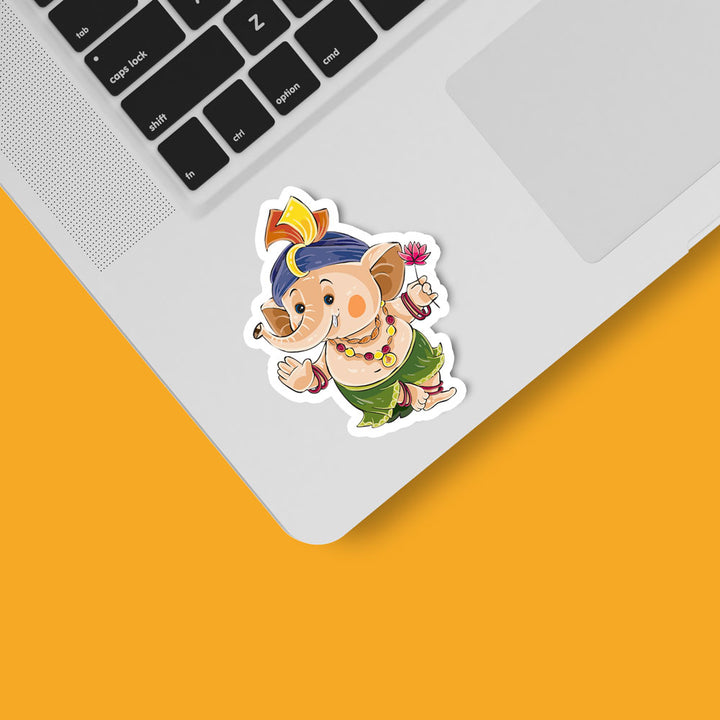 Ganesha Doddle - Sticker