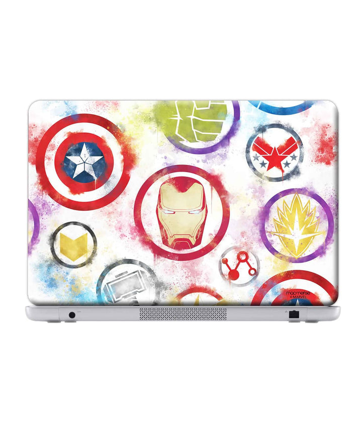 Avengers Icons Graffiti - Skins for Generic 17" Laptops (38.6 cm X 25.1 cm) By Sleeky India, Laptop skins, laptop wraps, surface pro skins