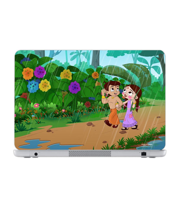 Bheem and Chutki In Rainforest - Skins for Generic 15" Laptops (34.8 cm X 24.1 cm) By Sleeky India, Laptop skins, laptop wraps, surface pro skins