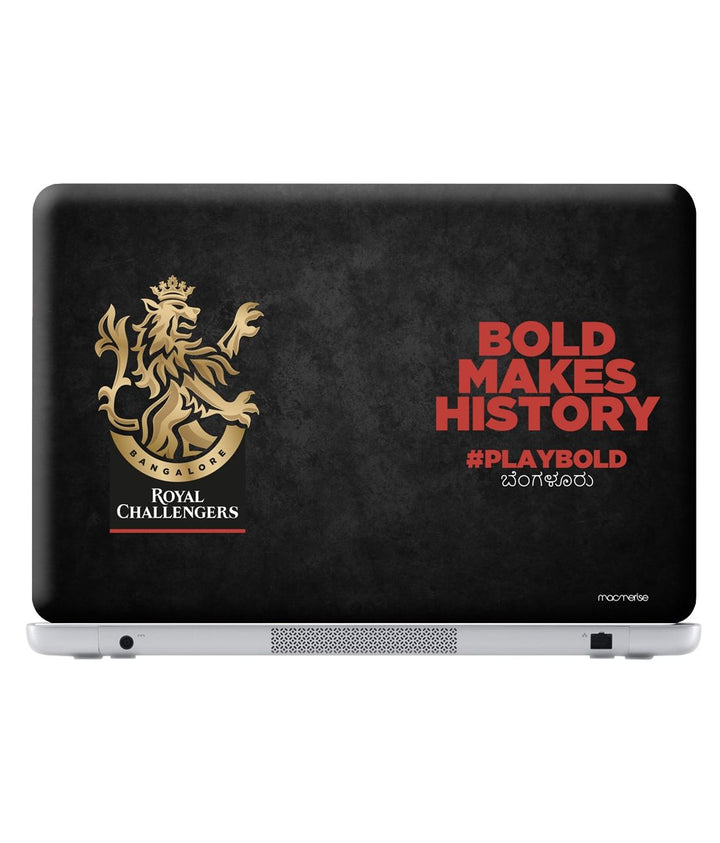 Bold Makes History - Skins for Generic 13" Laptops (26.9 cm X 21.1 cm) By Sleeky India, Laptop skins, laptop wraps, surface pro skins
