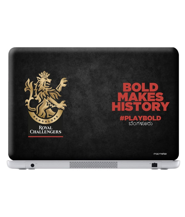 Bold Makes History - Laptop Skins - Sleeky India 