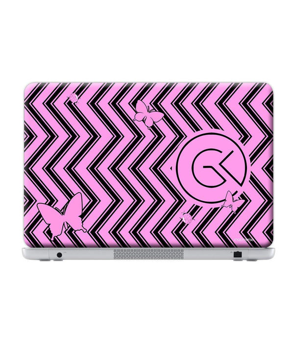 Bolt Pink - Skins for Generic 15.4" Laptops (26.9 cm X 21.1 cm) By Sleeky India, Laptop skins, laptop wraps, surface pro skins