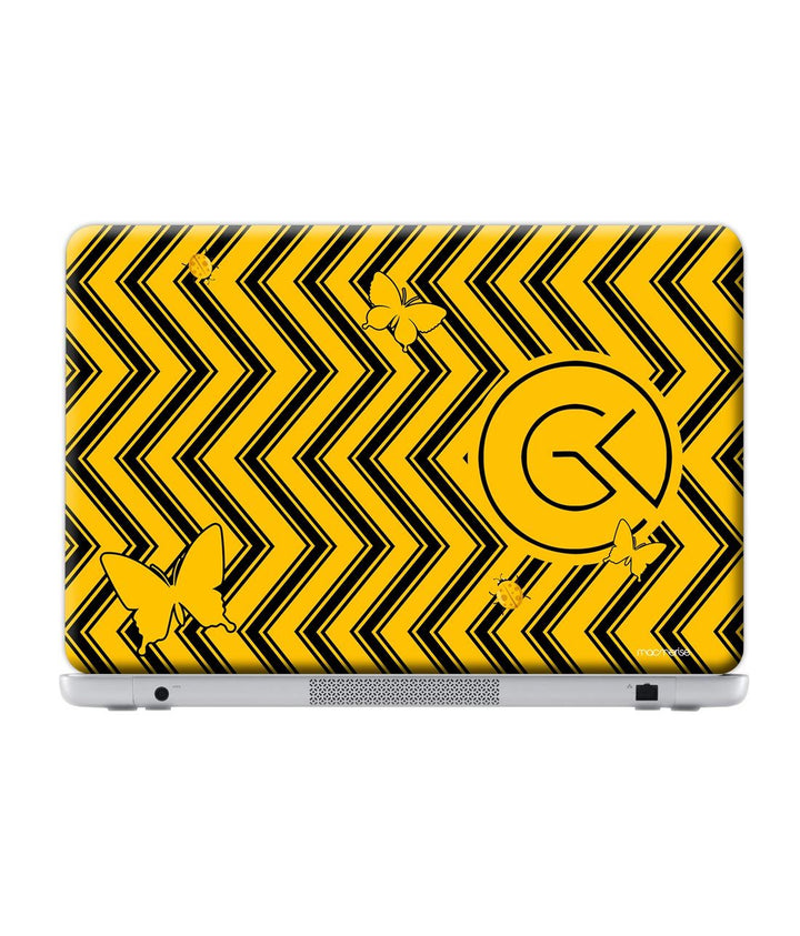 Bolt Yellow - Skins for Generic 12" Laptops (26.9 cm X 21.1 cm) By Sleeky India, Laptop skins, laptop wraps, surface pro skins