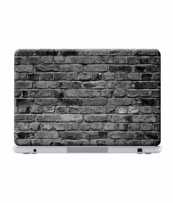 Bricks Black - Skins for Generic 15.6" Laptops (26.9 cm X 21.1 cm) By Sleeky India, Laptop skins, laptop wraps, surface pro skins