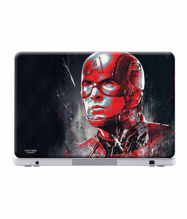 Charcoal Art Captain America - Laptop Skins - Sleeky India 