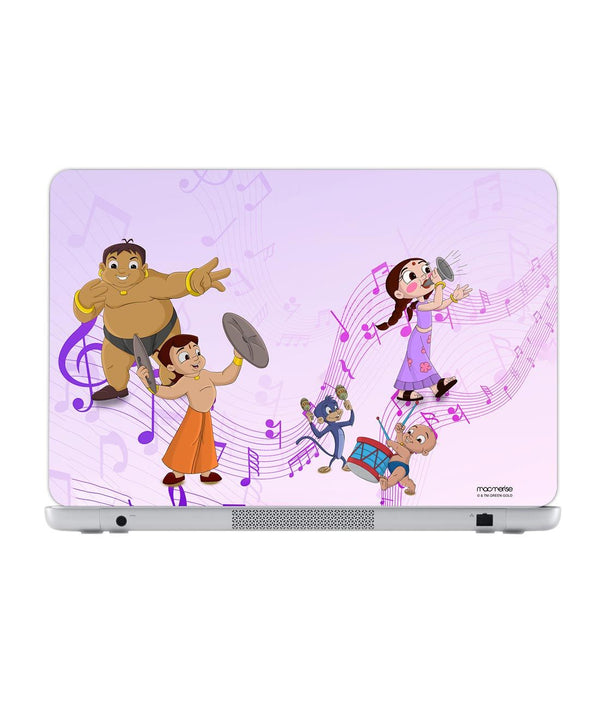 Chota Bheem Musical - Skins for Generic 15.4" Laptops (26.9 cm X 21.1 cm) By Sleeky India, Laptop skins, laptop wraps, surface pro skins