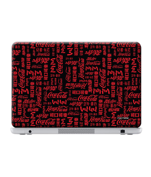 Coke Script - Skins for Generic 12" Laptops (26.9 cm X 21.1 cm) By Sleeky India, Laptop skins, laptop wraps, surface pro skins