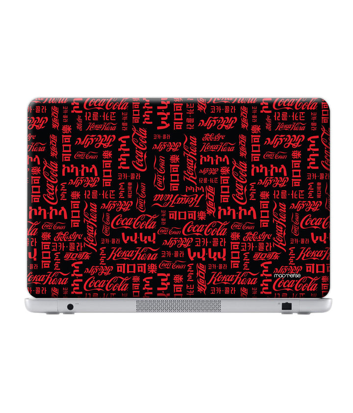 Coke Script - Skins for Dell Alienware 14 Laptops  By Sleeky India, Laptop skins, laptop wraps, surface pro skins