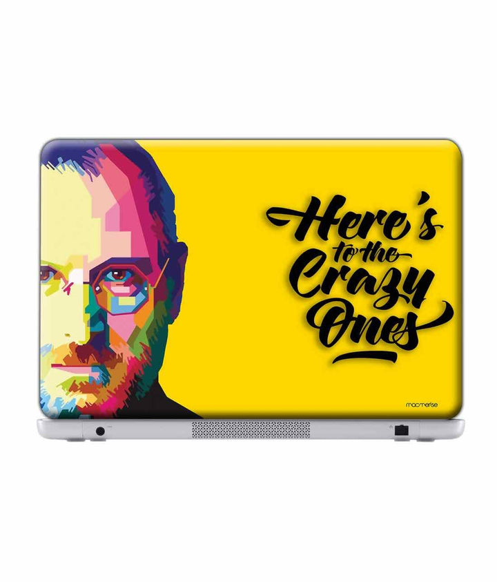 Crazy Ones Yellow - Skins for Generic 12" Laptops (26.9 cm X 21.1 cm) By Sleeky India, Laptop skins, laptop wraps, surface pro skins