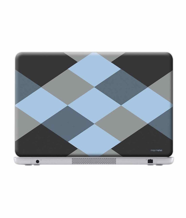 Criss Cross Blugrey - Skins for Generic 12" Laptops (26.9 cm X 21.1 cm) By Sleeky India, Laptop skins, laptop wraps, surface pro skins