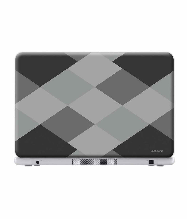 Criss Cross Grey - Skins for Generic 15.4" Laptops (26.9 cm X 21.1 cm) By Sleeky India, Laptop skins, laptop wraps, surface pro skins