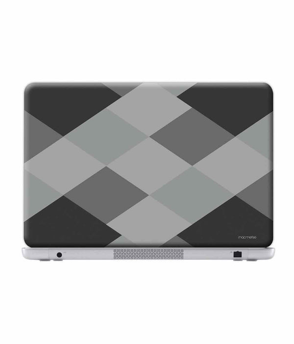 Criss Cross Grey - Skins for Generic 15.6" Laptops (26.9 cm X 21.1 cm) By Sleeky India, Laptop skins, laptop wraps, surface pro skins