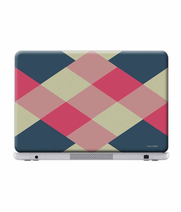 Criss Cross Tealpink - Skins for Generic 13" Laptops (26.9 cm X 21.1 cm) By Sleeky India, Laptop skins, laptop wraps, surface pro skins