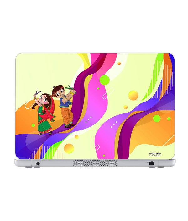 Dancing Bheem And Chutki - Skins for Generic 12" Laptops (26.9 cm X 21.1 cm) By Sleeky India, Laptop skins, laptop wraps, surface pro skins