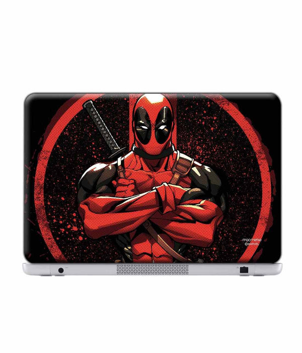 Deadpool Stance - Skins for Generic 15.6" Laptops (26.9 cm X 21.1 cm) By Sleeky India, Laptop skins, laptop wraps, surface pro skins