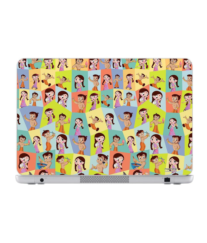 Faces Of Bheem And Chutki - Skins for Dell Dell Vostro v3460 Laptops  By Sleeky India, Laptop skins, laptop wraps, surface pro skins