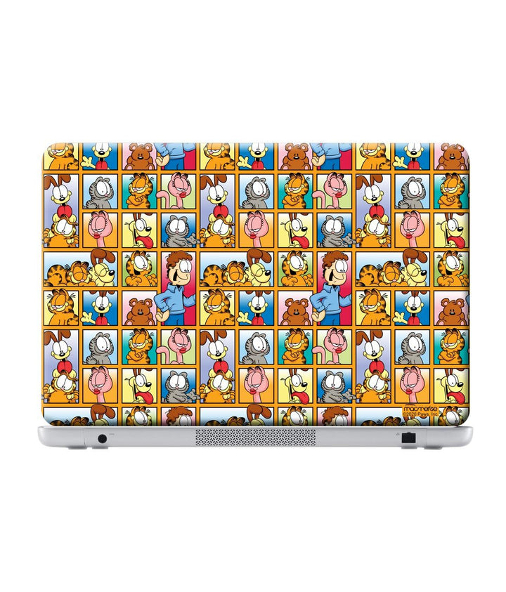 Garfield Collage - Skins for Generic 12" Laptops (26.9 cm X 21.1 cm) By Sleeky India, Laptop skins, laptop wraps, surface pro skins