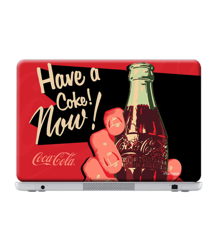 Have A Coke Now - Skins for Generic 12" Laptops (26.9 cm X 21.1 cm) By Sleeky India, Laptop skins, laptop wraps, surface pro skins