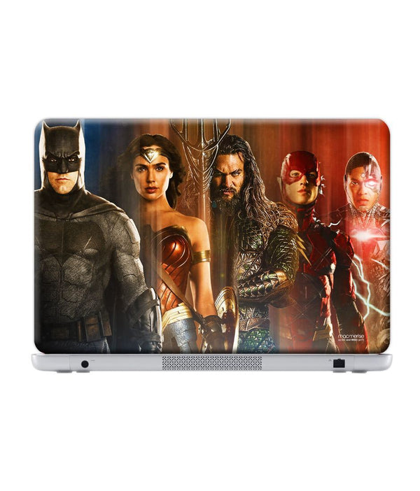 Justice League Assembles - Skins for Generic 17" Laptops (38.6 cm X 25.1 cm) By Sleeky India, Laptop skins, laptop wraps, surface pro skins