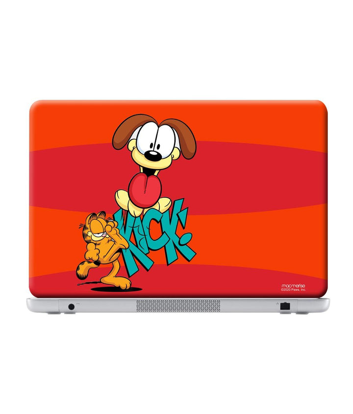 Kick to Odie - Skins for Generic 12" Laptops (26.9 cm X 21.1 cm) By Sleeky India, Laptop skins, laptop wraps, surface pro skins