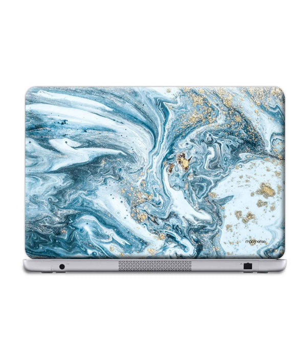 Marble Blue Macubus - Skins for Generic 15.4" Laptops (26.9 cm X 21.1 cm) By Sleeky India, Laptop skins, laptop wraps, surface pro skins