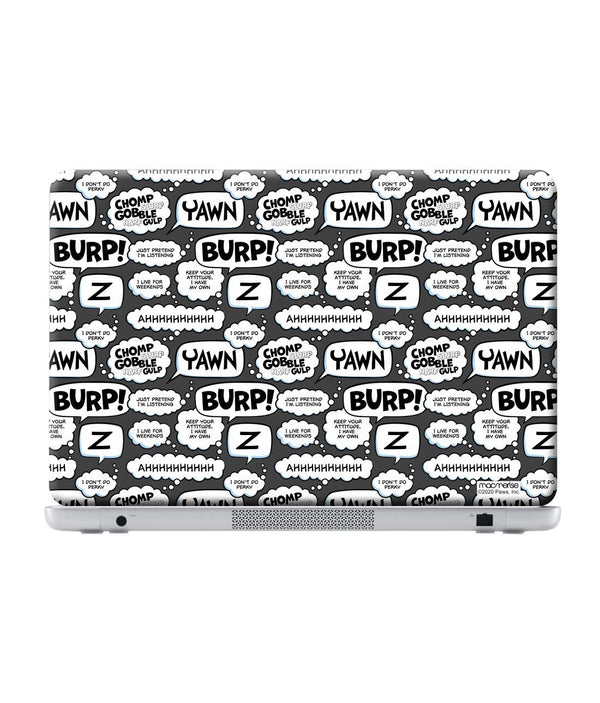 Moods of Garfield Grey - Skins for Dell Dell Inspiron 15 - 5000 series Laptops  By Sleeky India, Laptop skins, laptop wraps, surface pro skins