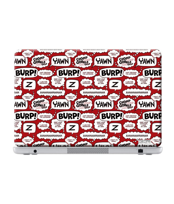 Moods of Garfield Red - Skins for Dell Dell Inspiron 15 - 5000 series Laptops  By Sleeky India, Laptop skins, laptop wraps, surface pro skins