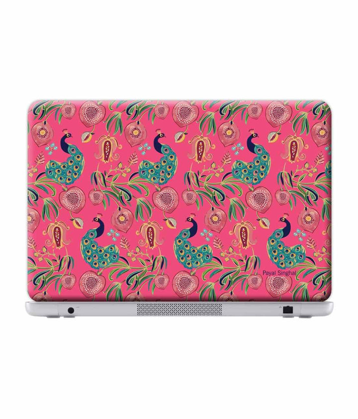 Payal Singhal Anaar and Mor Pink - Skins for Dell Alienware 17 Laptops (26.9 cm X 21.1 cm) By Sleeky India, Laptop skins, laptop wraps, surface pro skins