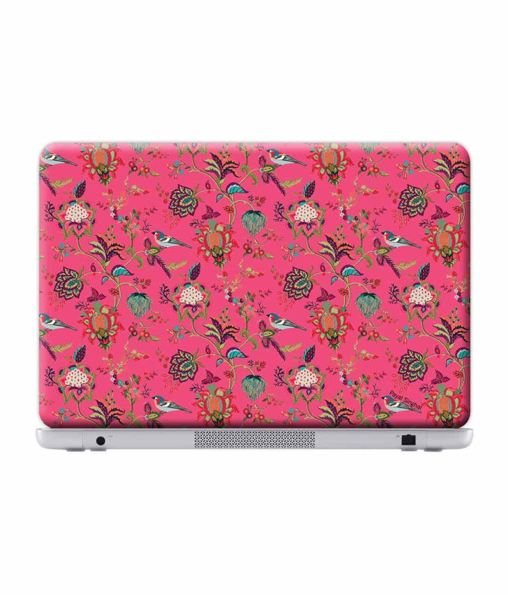 Payal Singhal Chidiya Pink - Skins for Generic 15" Laptops (34.8 cm X 24.1 cm) By Sleeky India, Laptop skins, laptop wraps, surface pro skins