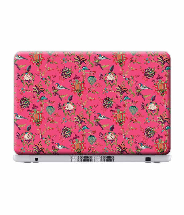 Payal Singhal Chidiya Pink - Skins for Generic 15.4" Laptops (26.9 cm X 21.1 cm) By Sleeky India, Laptop skins, laptop wraps, surface pro skins